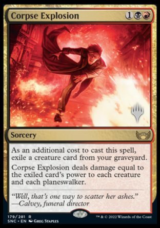 Corpse Explosion (Promo Pack) [Streets of New Capenna Promo Pack]