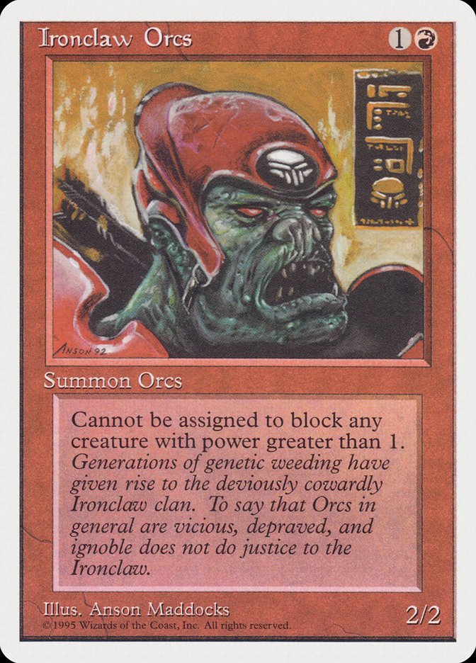 Ironclaw Orcs (1995 Reprint) [Rivals Quick Start Set]