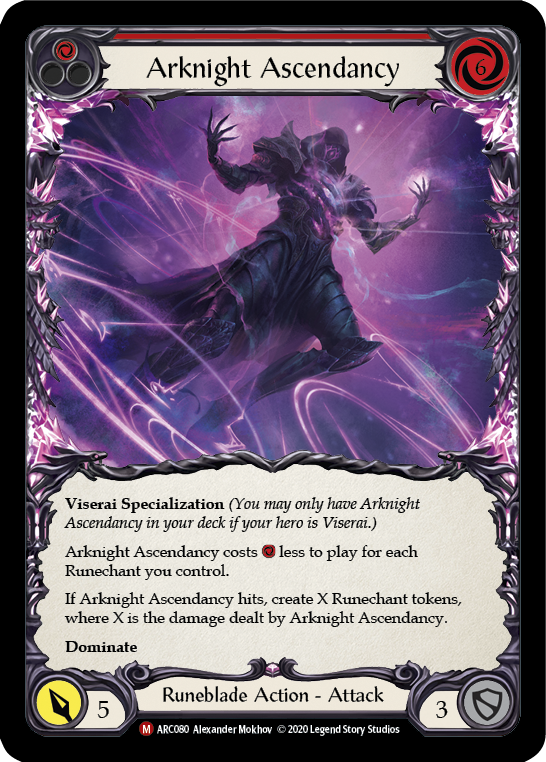 Arknight Ascendancy [U-ARC080] (Arcane Rising Unlimited) Unlimited Normal