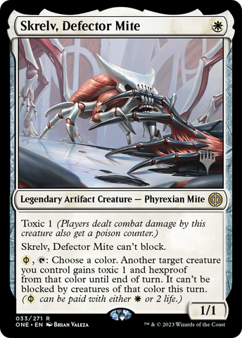Skrelv, Defector Mite (Promo Pack) [Phyrexia: All Will Be One Promo Pack]