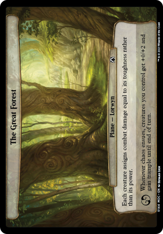 (Oversized Plane) The Great Forest [March of the Machine Commander Planes]
