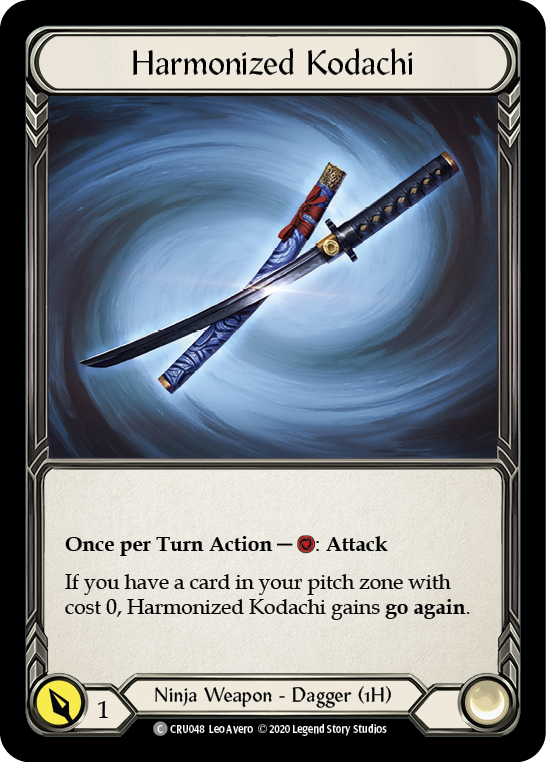 Harmonized Kodachi [CRU048] (Crucible of War) 1st Edition Normal