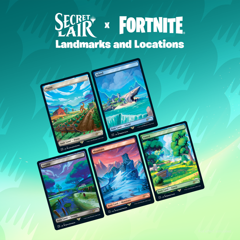 Secret Lair: Drop Series - Secret Lair x FORTNITE: Landmarks and Locations