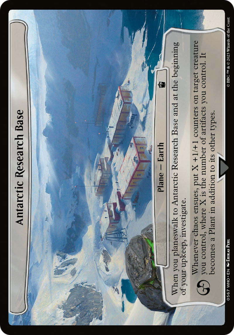(Oversized Plane) Antarctic Research Base [Doctor Who Planes]