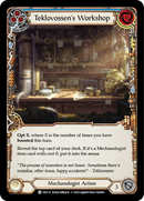 Teklovossen's Workshop (Blue) [CRU117] (Crucible of War) 1st Edition Rainbow Foil