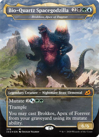 Bio-Quartz Spacegodzilla - Brokkos, Apex of Forever (Godzilla Series) [Ikoria: Lair of Behemoths]