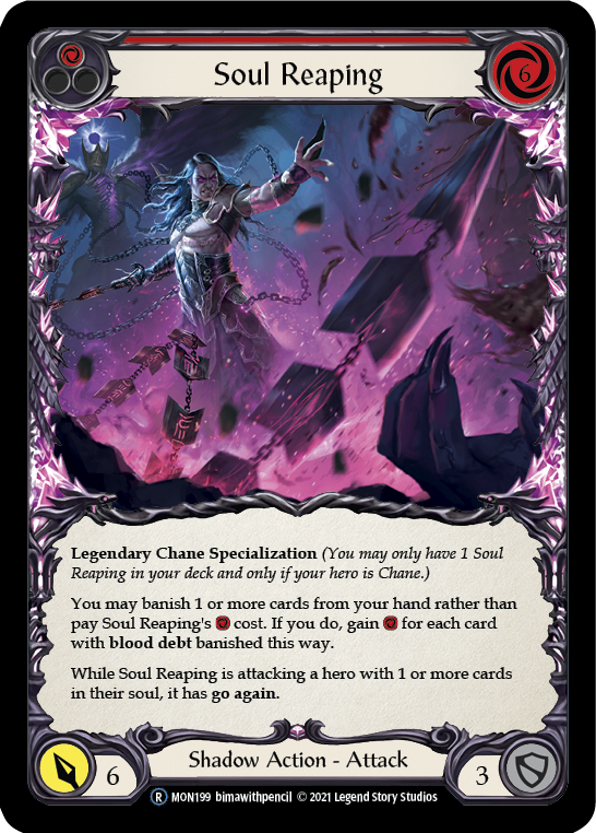 Soul Reaping [U-MON199-RF] (Monarch Unlimited) Unlimited Rainbow Foil