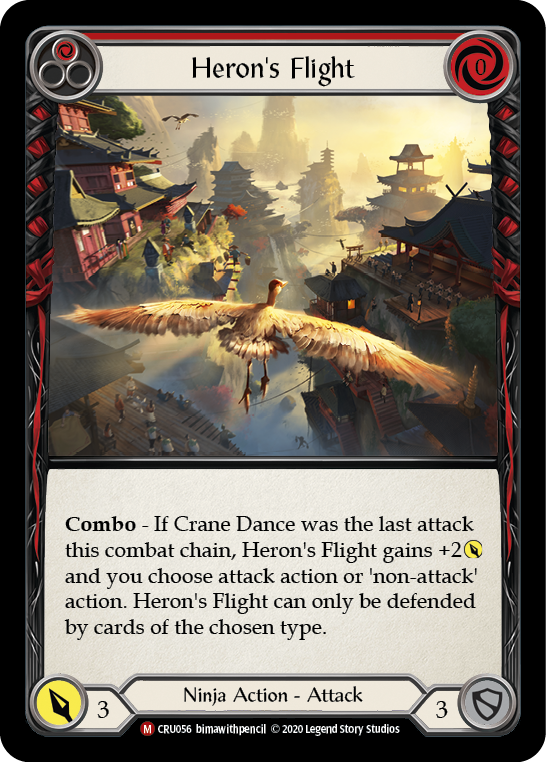 Heron's Flight [CRU056] (Crucible of War) 1st Edition Normal