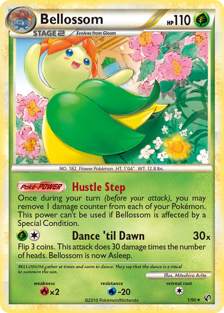 Bellossom (1/90) (HeartGold & SoulSilver: Undaunted) [Theme Deck Exclusive]