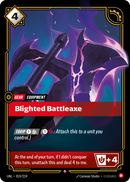 front of card Blighted Battleaxe [Unleashed] 019/219