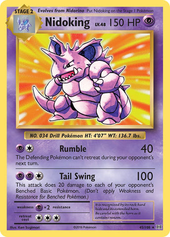 Nidoking (45/108) (XY: Evolutions) [Theme Deck Exclusive]