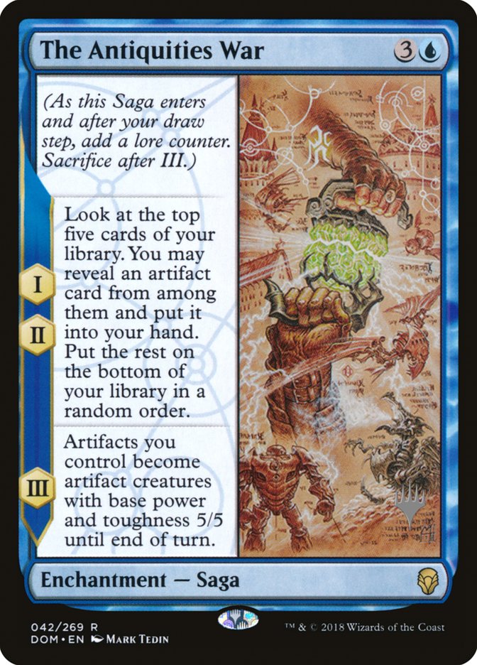The Antiquities War (Promo Pack) [Dominaria Promo Pack]
