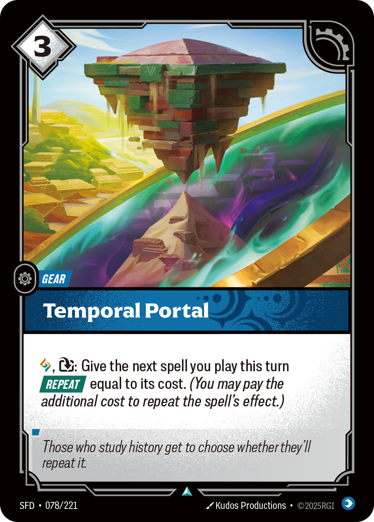 front of card Temporal Portal [Spiritforged] 078/221