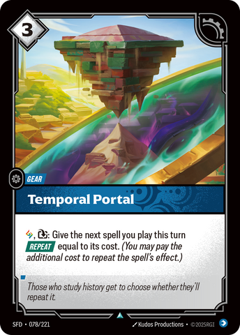 front of card Temporal Portal [Spiritforged] 078/221