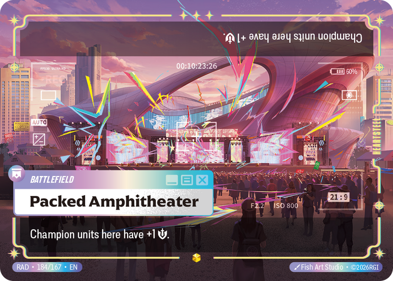 front of card Packed Amphitheater (Ultimate) [Radiance] 184/167