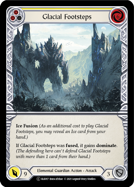 Glacial Footsteps (Yellow) [U-ELE017] (Tales of Aria Unlimited) Unlimited Normal