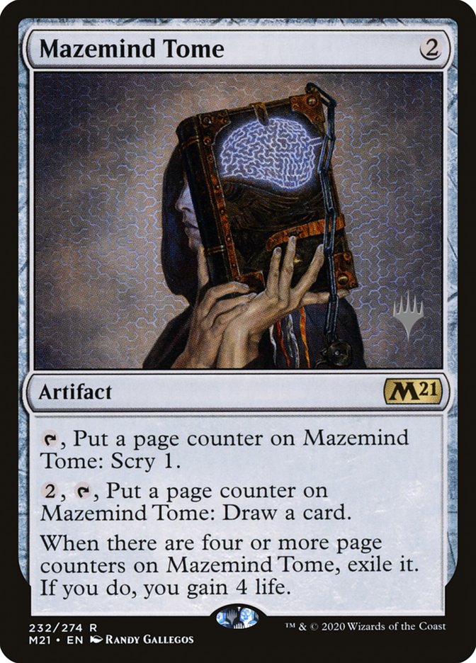 Mazemind Tome (Promo Pack) [Core Set 2021 Promo Pack]