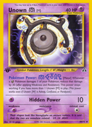 Unown (M) (49/75) [Neo Discovery 1st Edition]