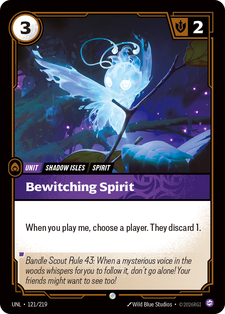 front of card Bewitching Spirit [Unleashed] 121/219