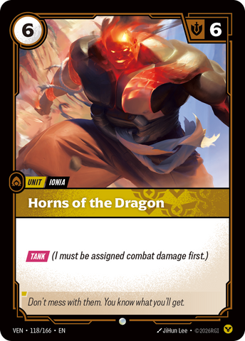 front of card Horns of the Dragon [Vendetta] 118/166