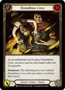 Demolition Crew (Yellow) [U-WTR180] (Welcome to Rathe Unlimited) Unlimited Rainbow Foil
