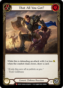 That All You Got? [UPR189] (Uprising) Rainbow Foil