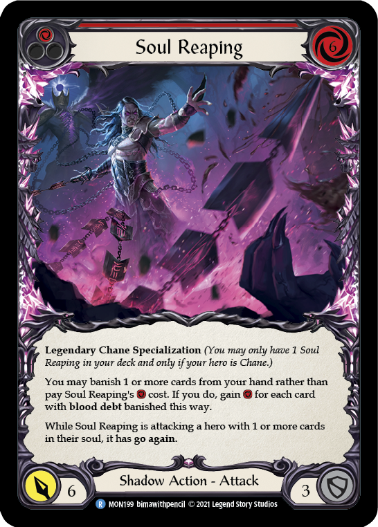 Soul Reaping [MON199-RF] (Monarch) 1st Edition Rainbow Foil