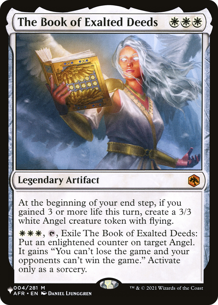 The Book of Exalted Deeds (List) [Secret Lair: Angels]