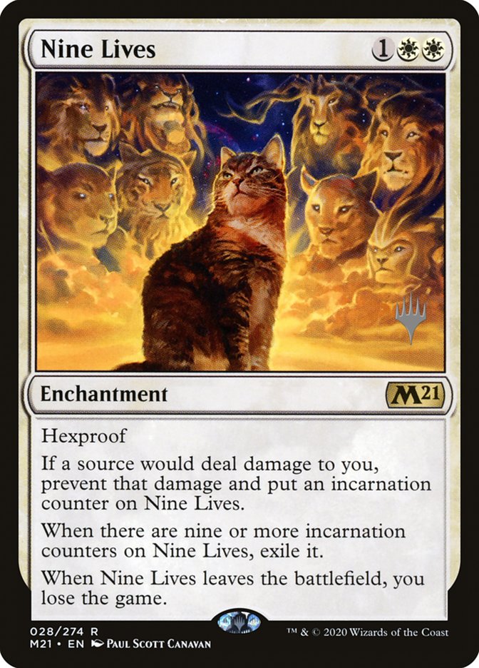 Nine Lives (Promo Pack) [Core Set 2021 Promo Pack]