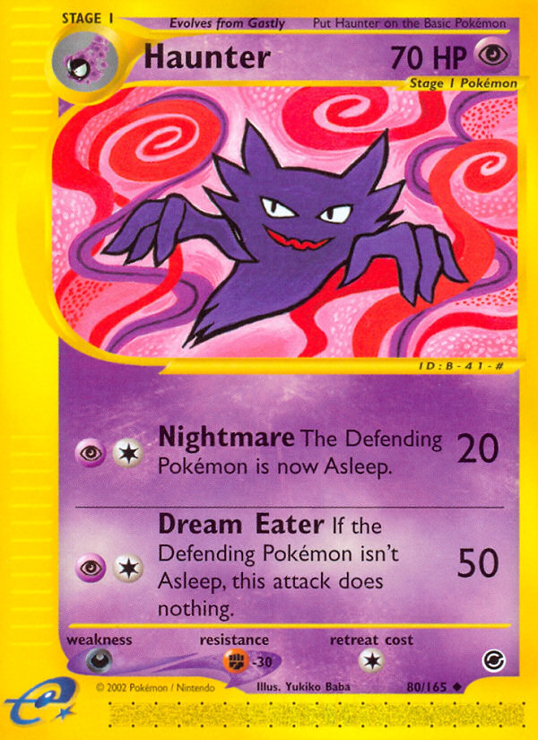 Haunter (80/165) [Expedition: E-Card Base Set]