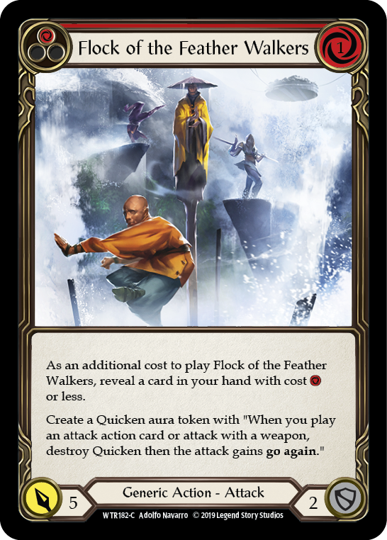 Flock of the Feather Walkers (Red) [WTR182-C] (Welcome to Rathe) Alpha Print Normal
