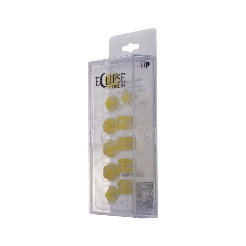 Ultra PRO: 11-Dice Set - Eclipse (Lemon Yellow)