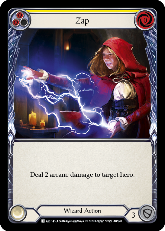 Zap (Yellow) [U-ARC145] (Arcane Rising Unlimited) Unlimited Normal