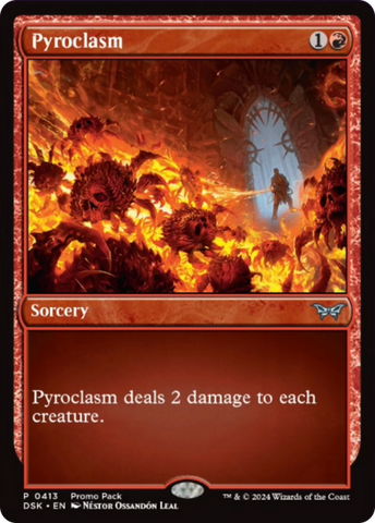 Pyroclasm [Duskmourn: House of Horror Promo Pack]