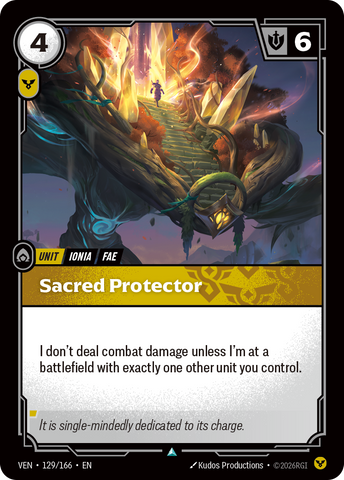 front of card Sacred Protector [Vendetta] 129/166