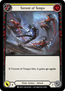 Torrent of Tempo (Yellow) [CRU070] (Crucible of War) 1st Edition Rainbow Foil