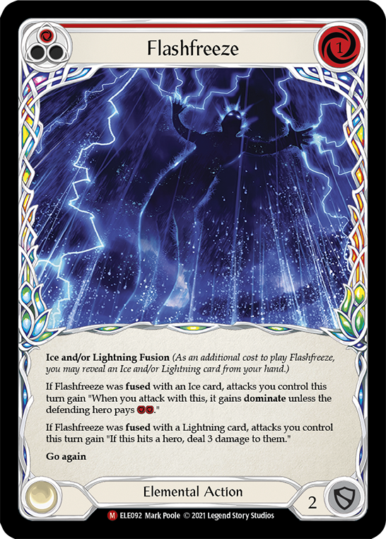Flashfreeze [ELE092] (Tales of Aria) 1st Edition Normal