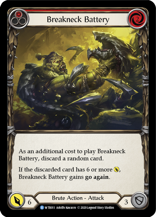 Breakneck Battery (Red) [U-WTR011] (Welcome to Rathe Unlimited) Unlimited Normal