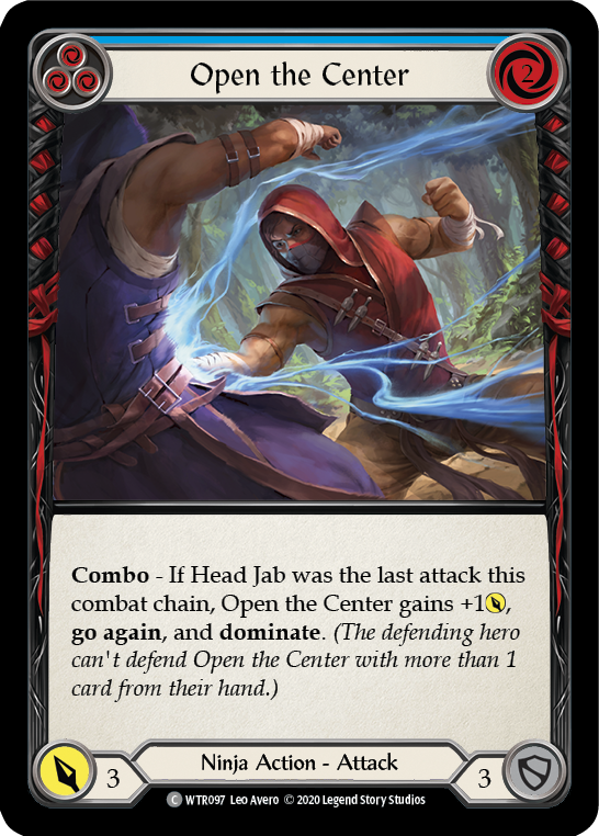 Open the Center (Blue) [U-WTR097] (Welcome to Rathe Unlimited) Unlimited Rainbow Foil