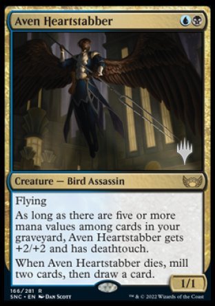 Aven Heartstabber (Promo Pack) [Streets of New Capenna Promo Pack]