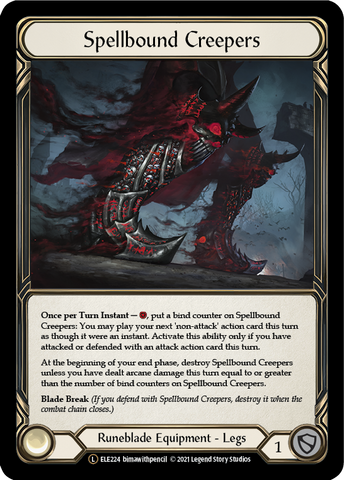 Spellbound Creepers [U-ELE224] (Tales of Aria Unlimited) Unlimited Rainbow Foil