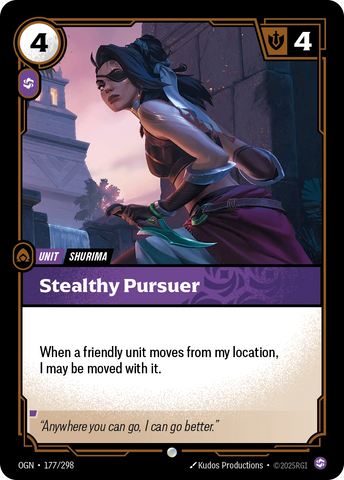 front of card Stealthy Pursuer [Origins] #177