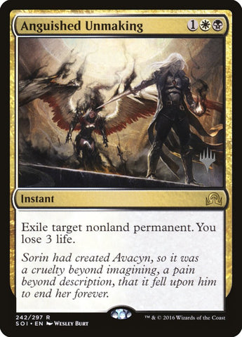 Anguished Unmaking (Promo Pack) [Shadows over Innistrad Promo Pack]