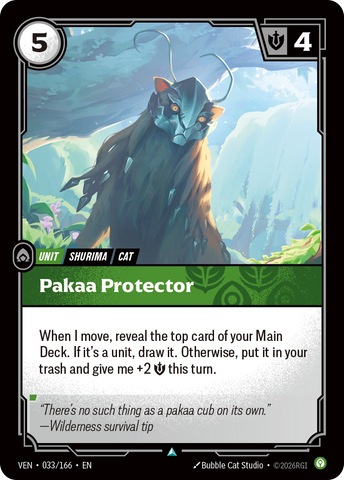 front of card Pakaa Protector [Vendetta] 033/166