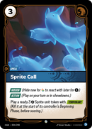 front of card Sprite Call [Origins]
