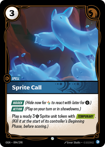 front of card Sprite Call [Origins] #094