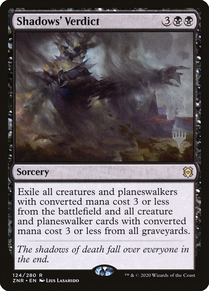 Shadows' Verdict (Promo Pack) [Zendikar Rising Promo Pack]