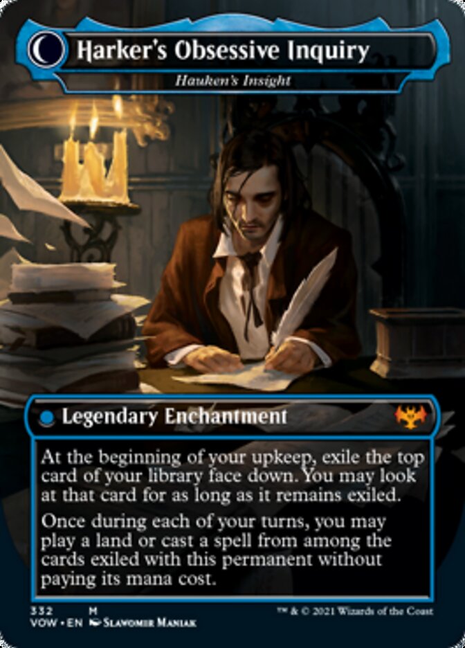 Jonathan Harker // Harker's Obsessive Inquiry - Jacob Hauken, Inspector // Hauken's Insight [Innistrad: Crimson Vow]