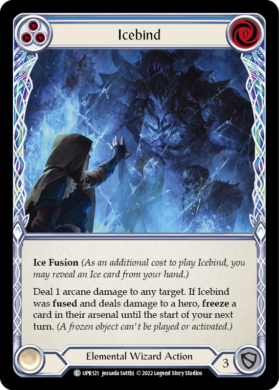 Icebind (Blue) [UPR121] (Uprising) Rainbow Foil