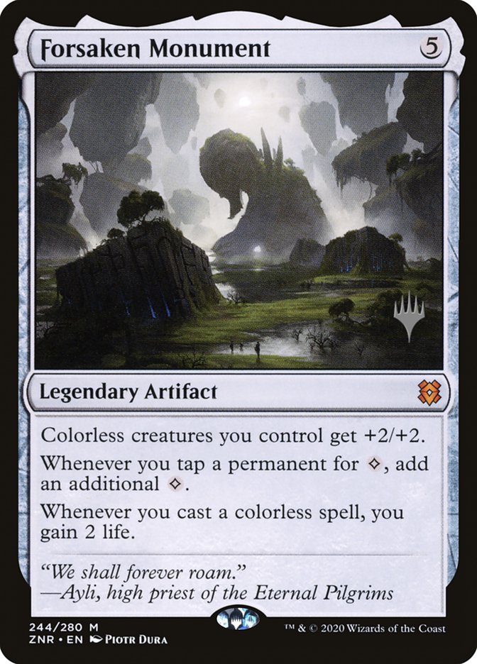 Forsaken Monument (Promo Pack) [Zendikar Rising Promo Pack]